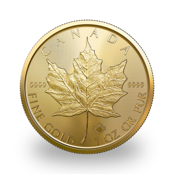1 ounce Gold Maple Leaf - Tube of 10 - 2021 - Royal Canadian Mint