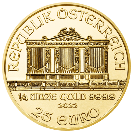 0.250 ounces Gold Philharmonic - 2022 - Austrian Mint