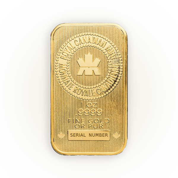 1 ounce  Gold Bar - Royal Canadian Mint
