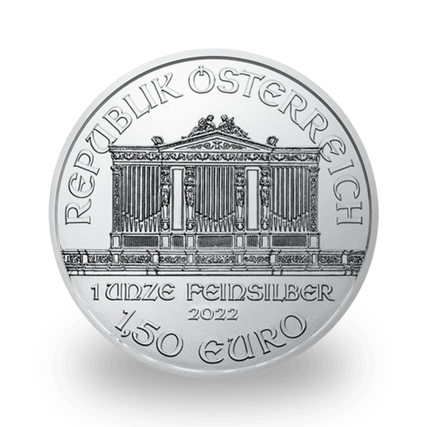 1 ounce Silver Philharmonic - Monster box of 500 - 2022 - Austrian Mint