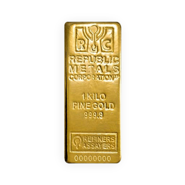 1 kilogram  Gold Bar - Republic Metals Corporation