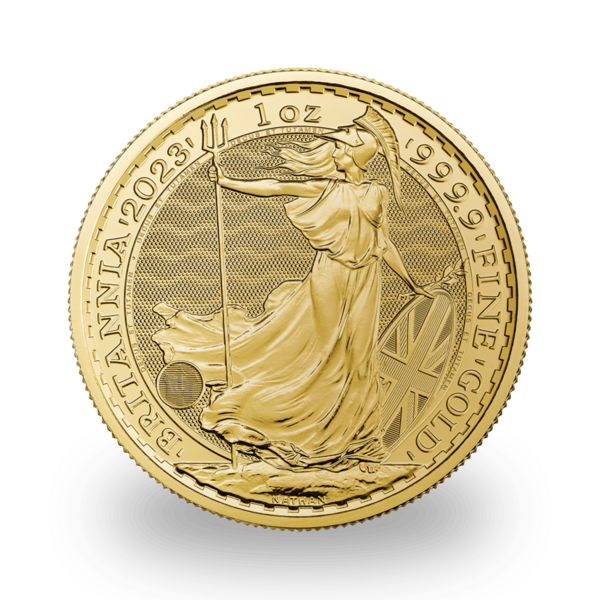 1 ounce Gold Britannia - Tube of 10 - 2023 - The Royal Mint