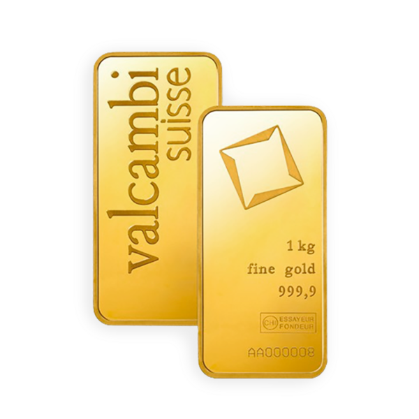1 kilogram minted Gold Bar - Valcambi