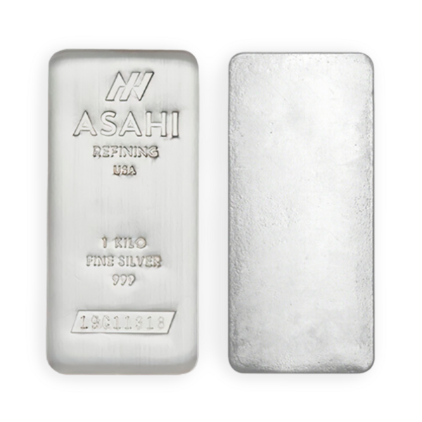 1 kilogram  Silver Bar - Asahi Refining