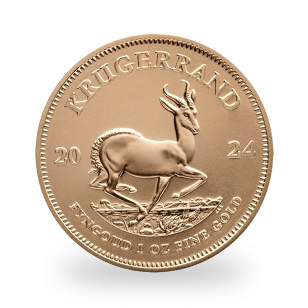 1 ounce Gold Krugerrand - Tube of 10 - 2024 - South African Mint