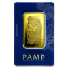 100 grams Fortuna Gold Bar - PAMP