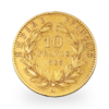 Gold 10 French Francs Napoleon III Laureate Head | Mixed years