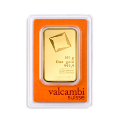 100 grams Gold Bar | Valcambi