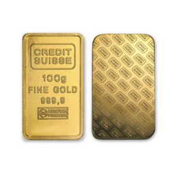 100 grams Gold Bar | Crédit Suisse