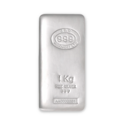1 kilogram cast Silver Bar | JBR