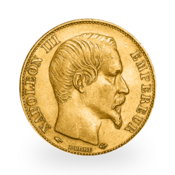 Gold 20 French Francs Napoleon III Bare Head | Mixed years