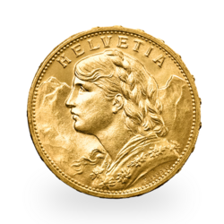 Gold 20 Swiss Francs Vreneli | Mixed years
