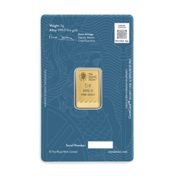 5 grams Britannia Gold Bar | Royal Mint