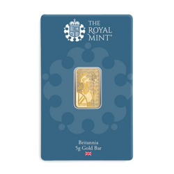 5 grams Britannia Gold Bar | Royal Mint