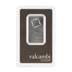 1 ounce Platinum Bar | Valcambi