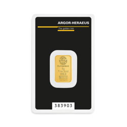 5 grams Gold Bar | Argor-Heraeus