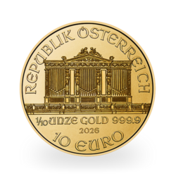 1/10 ounces Philharmonic Gold Coin | 2026 | Austrian Mint