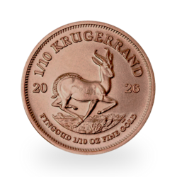 1/10 ounces Krugerrand Gold Coin | 2026 | South African Mint