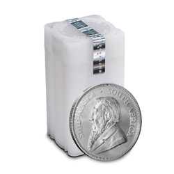 1 ounce Krugerrand Silver Coin | Tube of 25 | 2026 | South African Mint