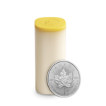 1 ounce Maple Leaf Silver Coin | Tube of 25 | 2026 | Royal Canadian Mint