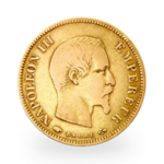 Gold 10 French Francs Napoleon III Bare Head | Mixed years