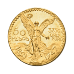 Gold 50 Mexican Pesos Centenario | Mixed years