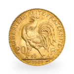 Gold 20 French Francs Marianne Rooster | Mixed years