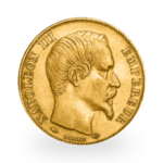 Gold 20 French Francs Napoleon III Bare Head | Mixed years