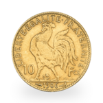 Gold 10 French Francs Marianne Rooster | Mixed years