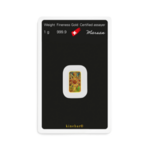 1 gram Kinebar Gold Bar | Argor-Heraeus