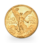 Gold 50 Mexican Pesos Centenario | Mixed years