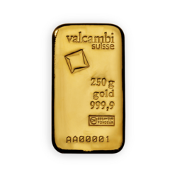 250 граммов золотой слиток - Валькамби