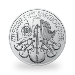 1 ounce Silver Philharmonic - Monster box of 500 - 2024 - Austrian Mint