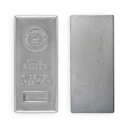 100 ounces  Silver Bar - Royal Canadian Mint