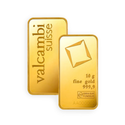 10 grams  Gold Bar - Valcambi