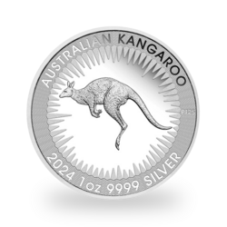 1 ounce Silver Kangaroo - Monster box of 250 - 2024 - Perth Mint