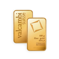 100 grams Gold Bar - Valcambi