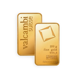 250 grams Gold Bar - Valcambi