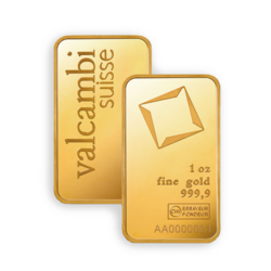 1 ounce Gold Bar - Valcambi