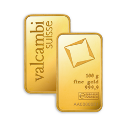 100 grams Gold Bar - Valcambi