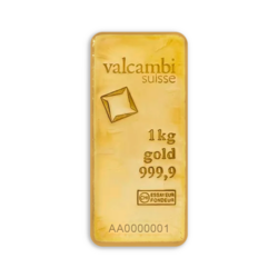 1 kilogram cast Gold Bar - Valcambi