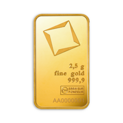 2.50 grams Gold Bar - Valcambi