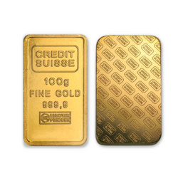 100 grams Gold Bar - Crédit Suisse