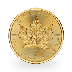 1 ounce Gold Maple Leaf - Tube of 10 - 2024 - Royal Canadian Mint