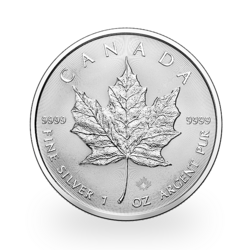 1 ounce Silver Maple Leaf - Monster Box of 500 - 2025 - Royal Canadian Mint