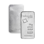 1 kilogram cast Silver Bar | Valcambi