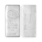 100 ounces  Silver Bar - JBR