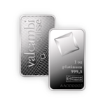 1 ounce  Platinum Bar - Valcambi
