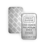 1 ounce  Palladium Bar - Crédit Suisse