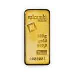 500 grams  Gold Bar - Valcambi
